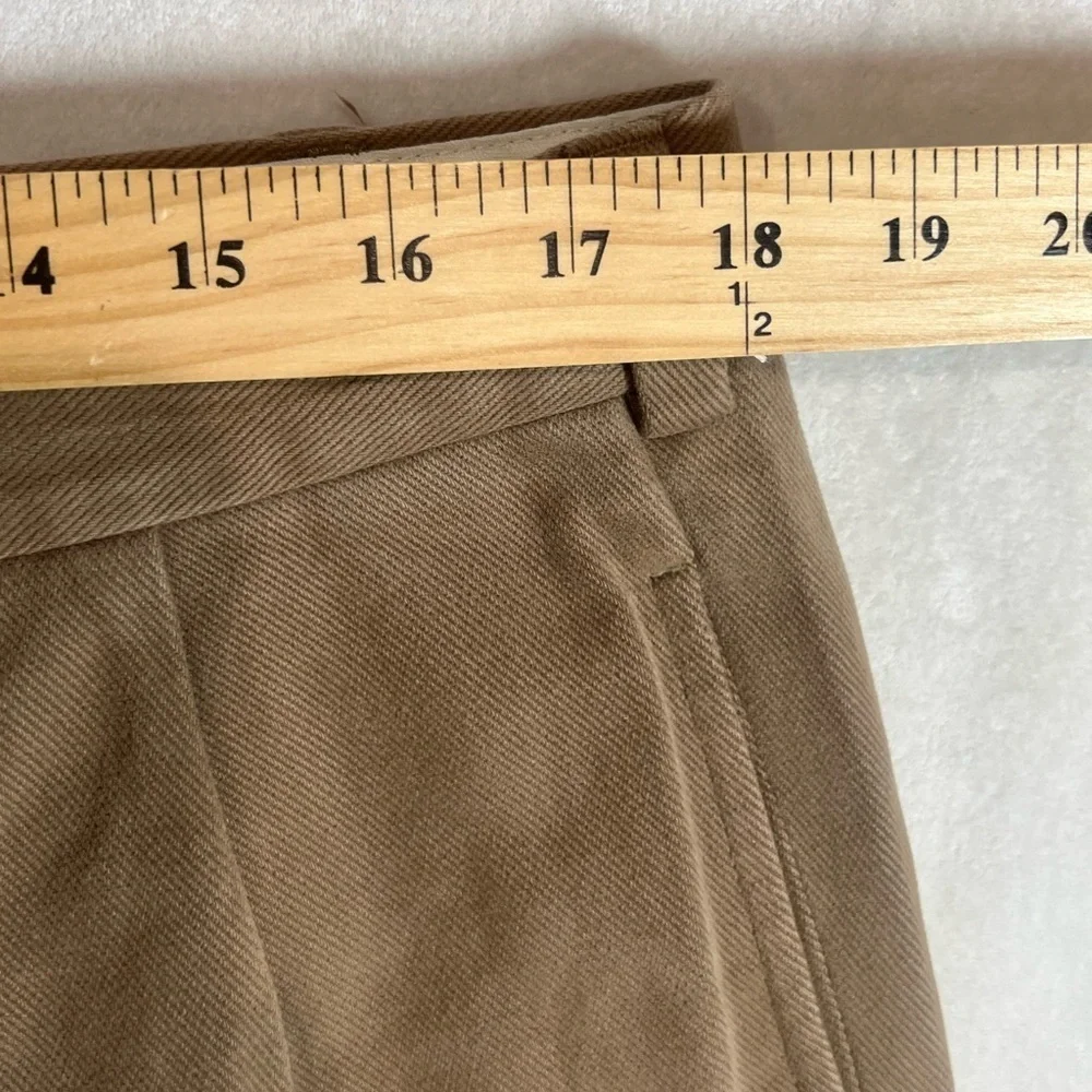 Brooks Brothers Elliot 36W 30L Heavy Cotton Corduroy Structured Brown Chinos